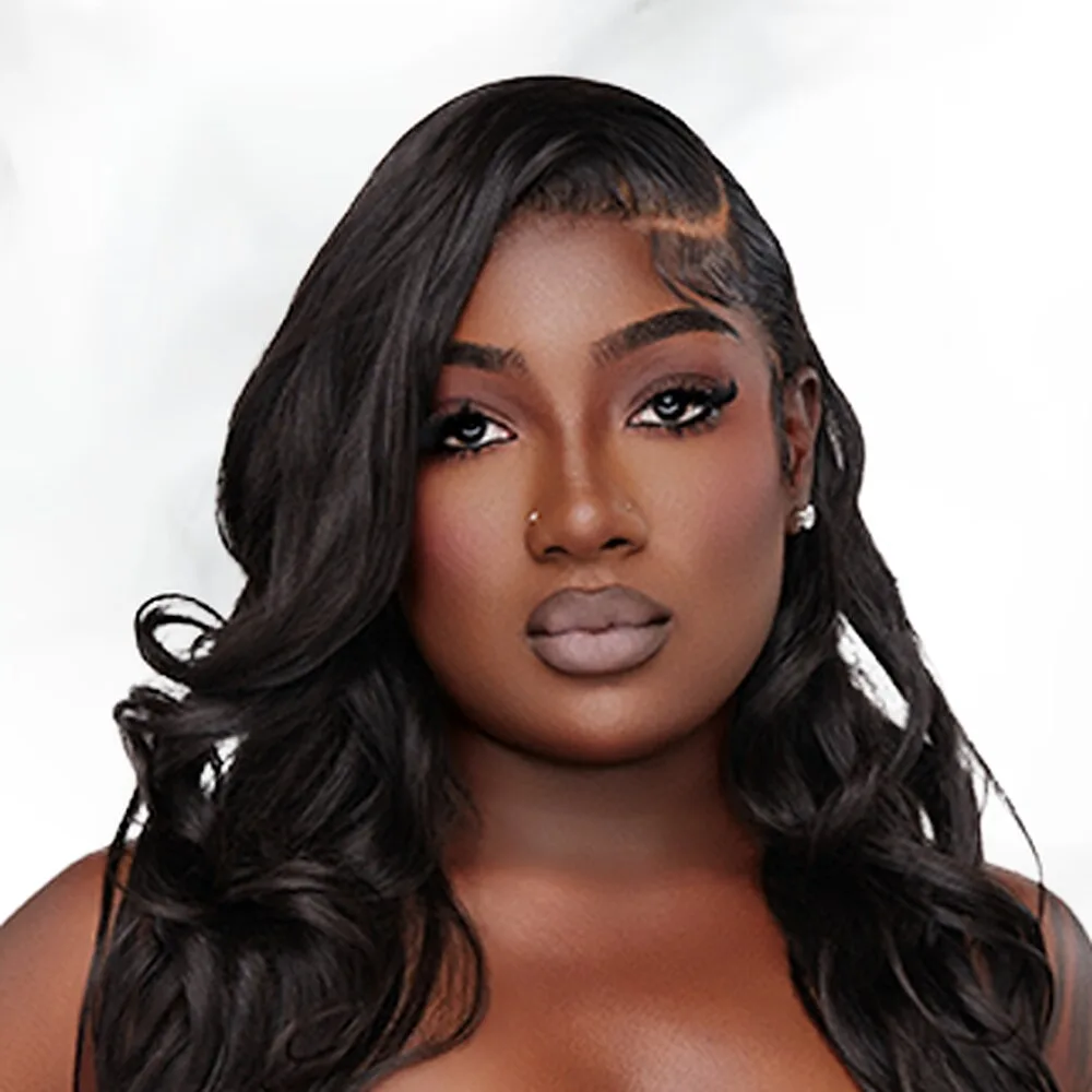 Closure Wigs, natural black